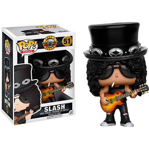 Assistência Técnica, SAC e Garantia do produto Boneco Pop Rocks Guns N Roses - Figura Slash - Funko