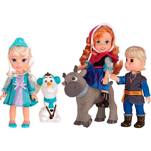 Assistência Técnica, SAC e Garantia do produto Boneco Turma Frozen Sunny Brinquedos 5 Bonecos