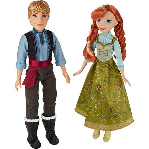 Assistência Técnica, SAC e Garantia do produto Bonecos Frozen Anna e Kristoff - Hasbro