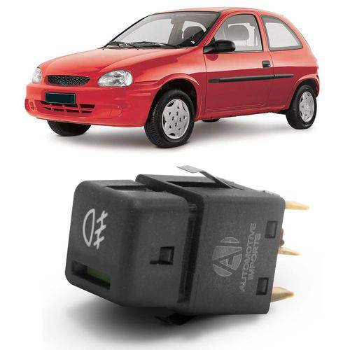 Assistência Técnica, SAC e Garantia do produto Botão Interruptor Farol de Milha Corsa Pick Up Corsa 2000 à 2002 Classic 2003 à 2010