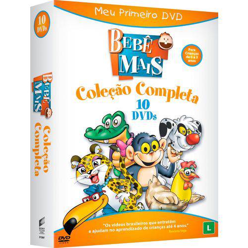 Assistência Técnica, SAC e Garantia do produto Box Bebê Mais - Col. Meu Primeiro DVD - 10 Discos