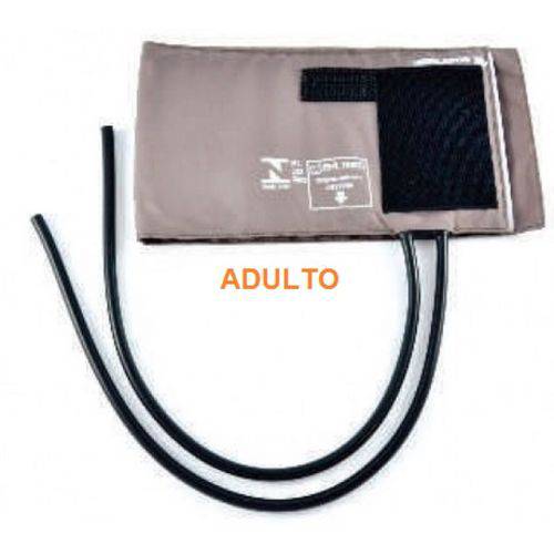 Assistência Técnica, SAC e Garantia do produto Braçadeira Adulto Nylon Velcro Cinza com Manguito - P.a.med - Cód: Brpa0602q