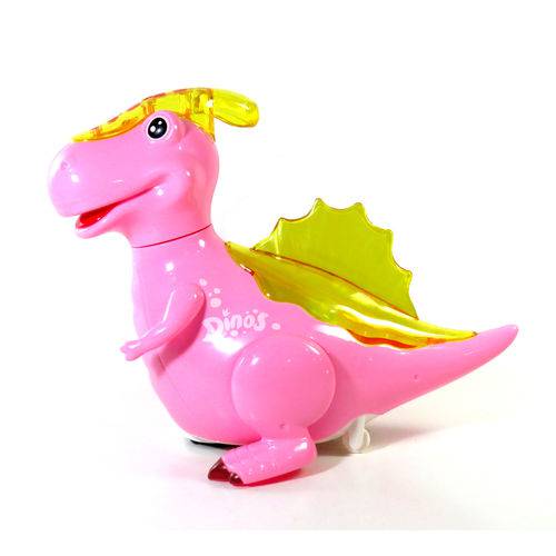 Assistência Técnica, SAC e Garantia do produto Brinquedo Dinossauro Rosa Eletrônico com Luz Led e Som