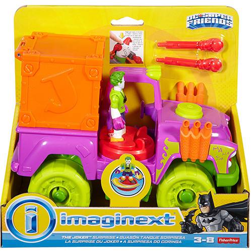 Assistência Técnica, SAC e Garantia do produto Brinquedo Super Friends Veículo - a Surpresa do Coringa - Imaginext