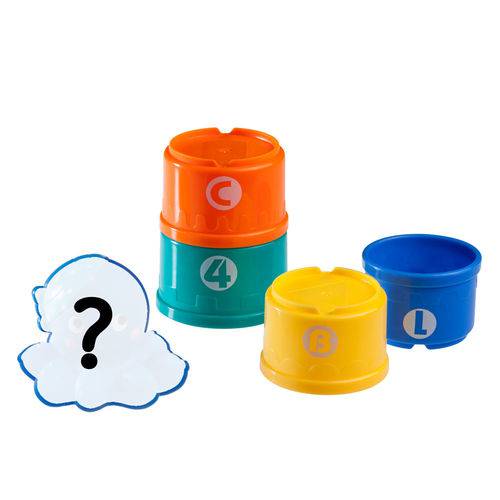Assistência Técnica, SAC e Garantia do produto Brinquedos Amigo do Mar - 4 Potes Coloridos - Banho - Girotondo