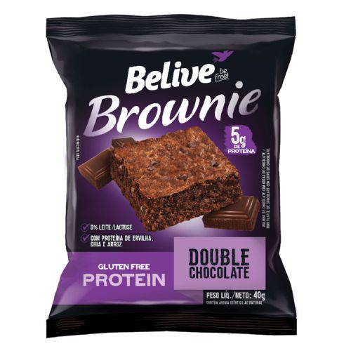 Assistência Técnica, SAC e Garantia do produto Brownie Sem Glúten Protein - Double Chocolate - Belive
