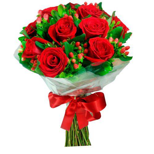 Assistência Técnica, SAC e Garantia do produto Buquê de Flores Tradição 12 Rosas Vermelhas