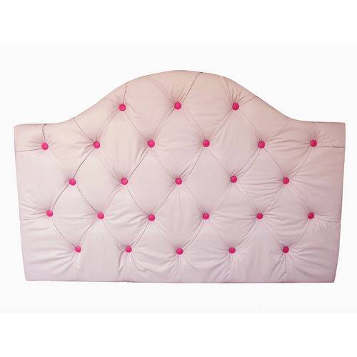 Assistência Técnica, SAC e Garantia do produto Cabeceira Luis Xv Rosa Bebê com Botões Pink Cama Solteiro, Cabeceira Painel Cama Box Captone