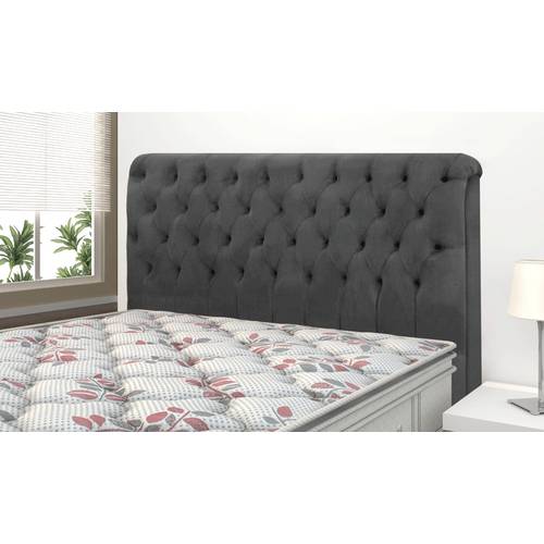 Assistência Técnica, SAC e Garantia do produto Cabeceira Solteiro Imperatriz para Cama Box 90CM Nobuck Cinza Escuro 0579 Simbal