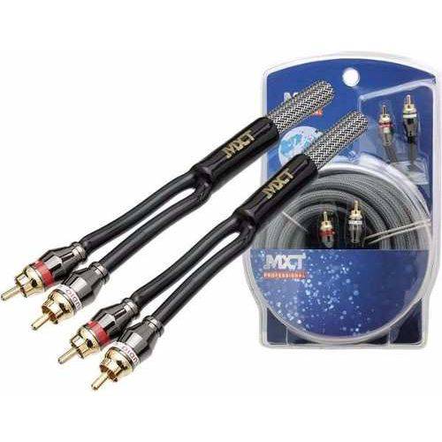 Assistência Técnica, SAC e Garantia do produto Cabo Coaxial 2 Rca X 2 Rca 5m Nylon Ouro Profissional - Mxt