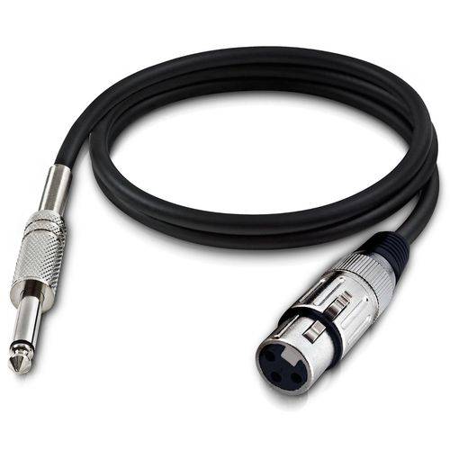 Assistência Técnica, SAC e Garantia do produto Cabo P10 Xlr 3mtrs Tec Point Acabamento em Termo Retratil