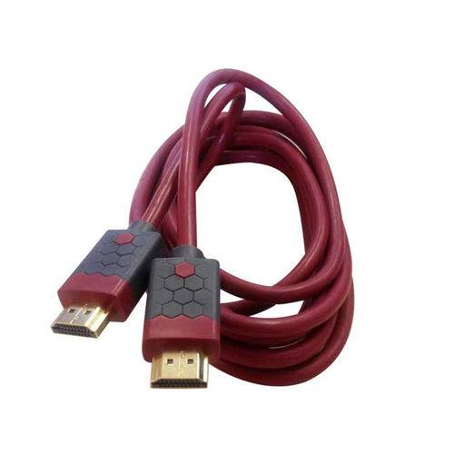 Assistência Técnica, SAC e Garantia do produto Cabo Rosso HDMI High Speed com Ethernet 5m 3D 4K Vermelho