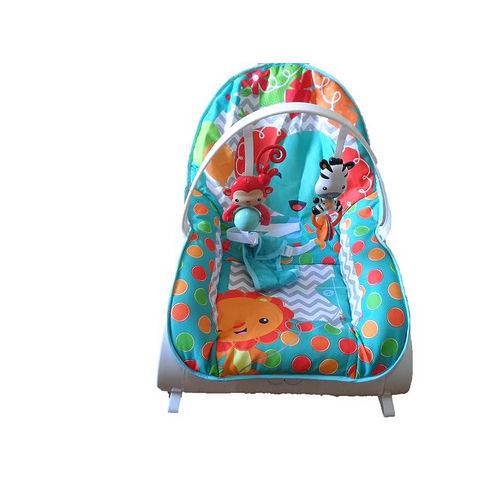 Assistência Técnica, SAC e Garantia do produto Cadeira Cadeirinha de Descanso Safari Infantil Musical com Móbiles - Azul