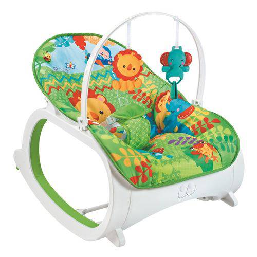 Assistência Técnica, SAC e Garantia do produto Cadeira Cadeirinha de Descanso Safari Infantil Musical com Móbiles - Verde