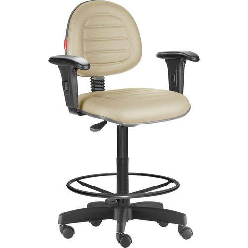 Assistência Técnica, SAC e Garantia do produto Cadeira Caixa Alta Portaria Recepção Costura Braços Bege Cb76