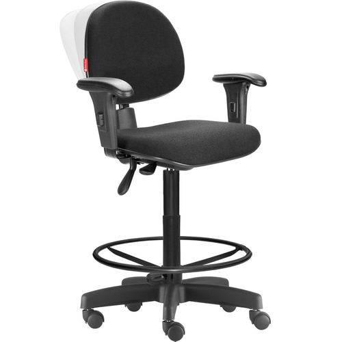 Assistência Técnica, SAC e Garantia do produto Cadeira Caixa Alta Portaria Recepção Ergonômica Preto Cb34
