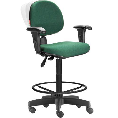 Assistência Técnica, SAC e Garantia do produto Cadeira Caixa Alta Portaria Recepção Ergonômica Verde Bandeira Cb34