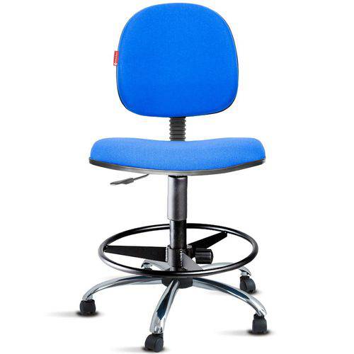 Assistência Técnica, SAC e Garantia do produto Cadeira Caixa Alta Portaria Recepção Tecido Azul Royal Cb31