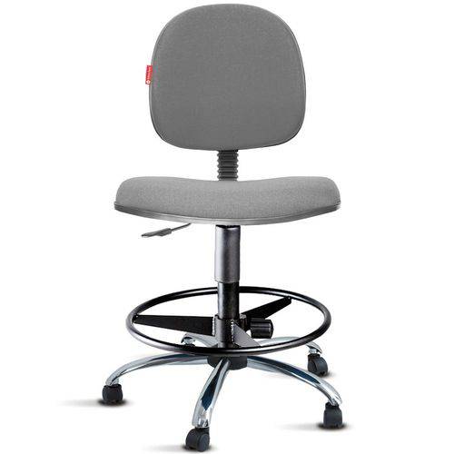 Assistência Técnica, SAC e Garantia do produto Cadeira Caixa Alta Portaria Recepção Tecido Cinza Cb31
