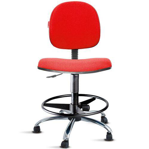 Assistência Técnica, SAC e Garantia do produto Cadeira Caixa Alta Portaria Recepção Tecido Vermelho Cb31