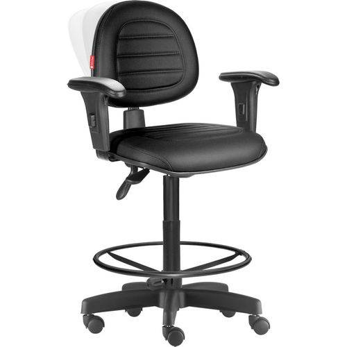Assistência Técnica, SAC e Garantia do produto Cadeira Caixa Portaria Recepção Nr17 Costura Preto Cb72