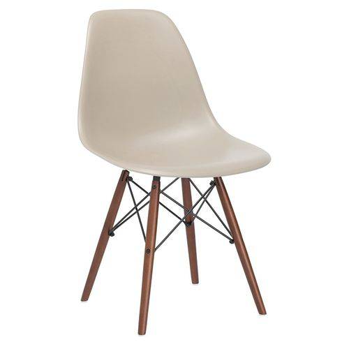 Assistência Técnica, SAC e Garantia do produto Cadeira Charles Eames Eiffel DSW - Bege - Nude - Madeira Escura