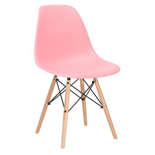 Assistência Técnica, SAC e Garantia do produto Cadeira Charles Eames Eiffel DSW - Rosa - Madeira Clara