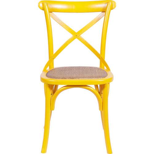 Assistência Técnica, SAC e Garantia do produto Cadeira Cross Madeira Amarelo Ór Design