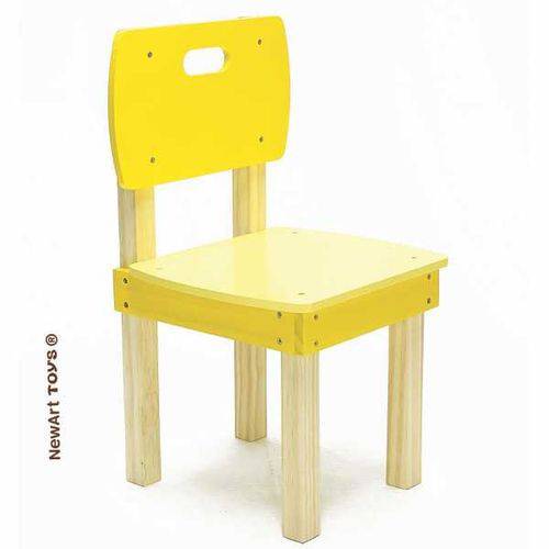 Assistência Técnica, SAC e Garantia do produto Cadeira de Madeira Quadrada Amarela NewArt