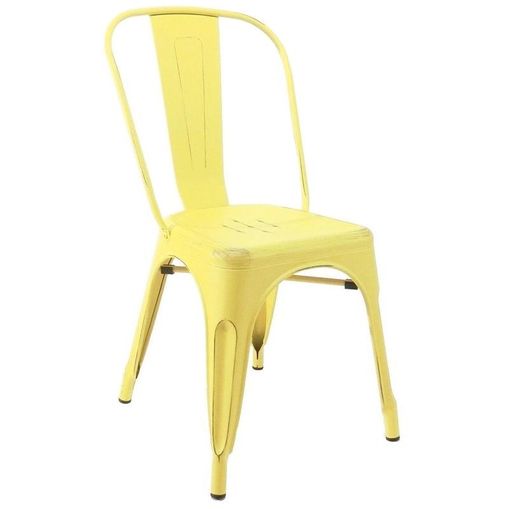 Assistência Técnica, SAC e Garantia do produto Cadeira Decorativa Amarela Iron Antique ByArt