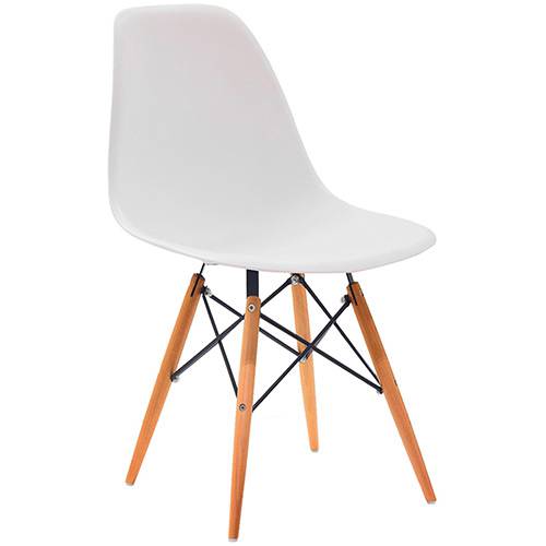 Assistência Técnica, SAC e Garantia do produto Cadeira Design Eiffel Eames Pw-071 Base Madeira/ABS Branco - Pelegrin