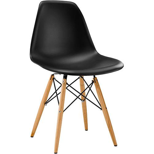 Assistência Técnica, SAC e Garantia do produto Cadeira Design Eiffel Eames Pw-071 Base Madeira/ABS Preto - Pelegrin