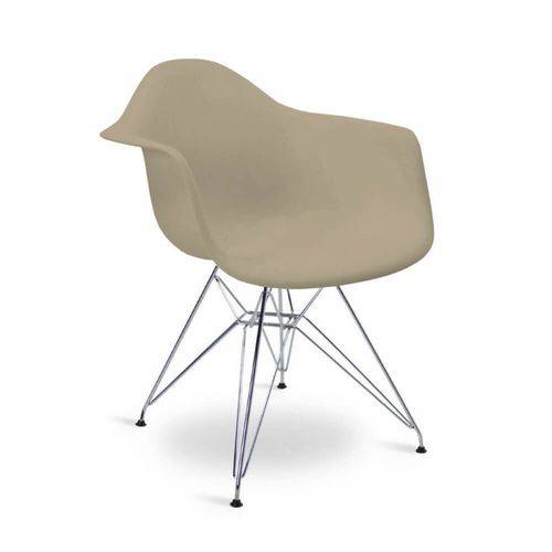 Assistência Técnica, SAC e Garantia do produto Cadeira DKR DAW Eames com Braços Eiffel Base Metal - Nude