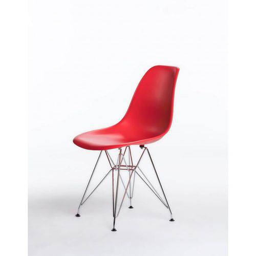 Assistência Técnica, SAC e Garantia do produto Cadeira DKR Eifell Charles Eames Base Cromada - Vermelha