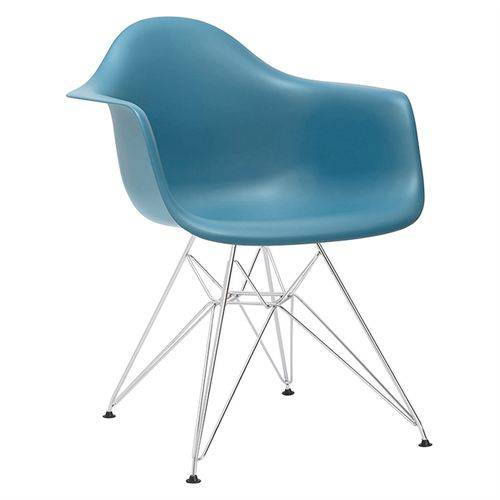 Assistência Técnica, SAC e Garantia do produto Cadeira Eames DAR - Turquesa - Base Cromada