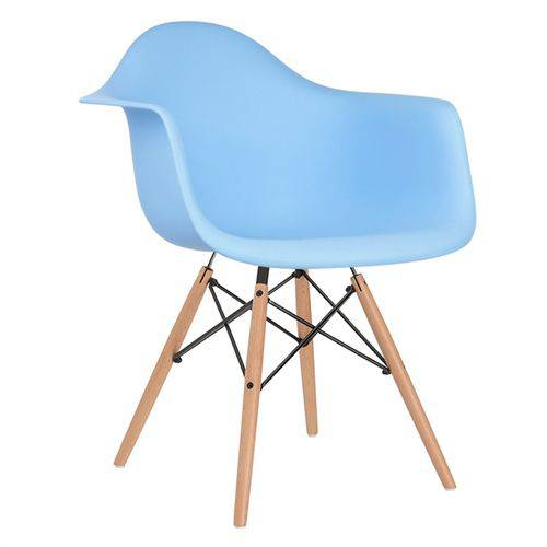 Assistência Técnica, SAC e Garantia do produto Cadeira Eames DAW - Azul Claro - Madeira Clara