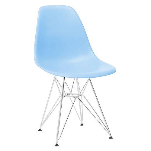 Assistência Técnica, SAC e Garantia do produto Cadeira Eames DKR - Eiffel - Azul Claro - Base Cromada