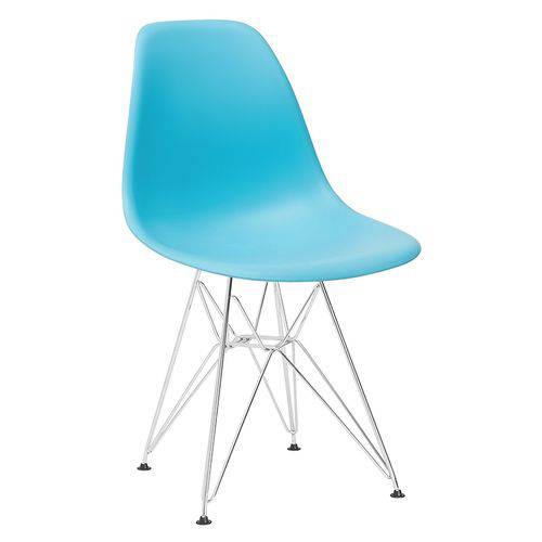 Assistência Técnica, SAC e Garantia do produto Cadeira Eames DKR - Eiffel - Azul Tiffany - Base Cromada