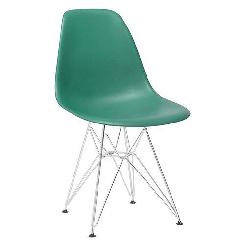 Assistência Técnica, SAC e Garantia do produto Cadeira Eames DKR - Eiffel - Verde Escuro - Base Cromada