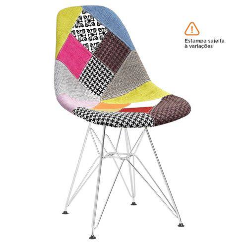 Assistência Técnica, SAC e Garantia do produto Cadeira Eames DKR - Patchwork - Base Cromada