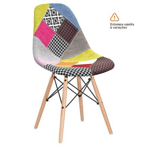 Assistência Técnica, SAC e Garantia do produto Cadeira Eames DSW - Patchwork - Madeira Clara