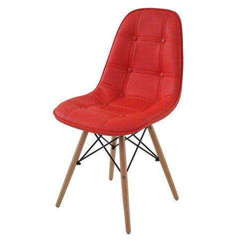 Assistência Técnica, SAC e Garantia do produto Cadeira Eames Eiffel Botone Vermelha Base Madeira