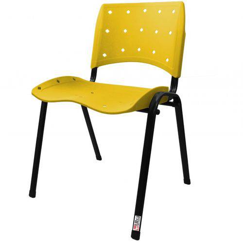 Assistência Técnica, SAC e Garantia do produto Cadeira Empilhável Ergonômica Ergoplax Assento Encosto Plástico Amarelo