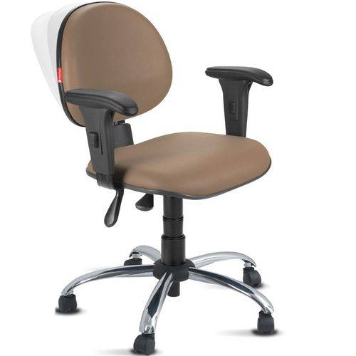 Assistência Técnica, SAC e Garantia do produto Cadeira Ergonômica Nr17 com Braços Marrom Cb25