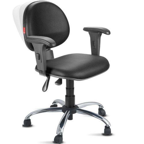 Assistência Técnica, SAC e Garantia do produto Cadeira Ergonômica Nr17 com Braços Preto Cb25