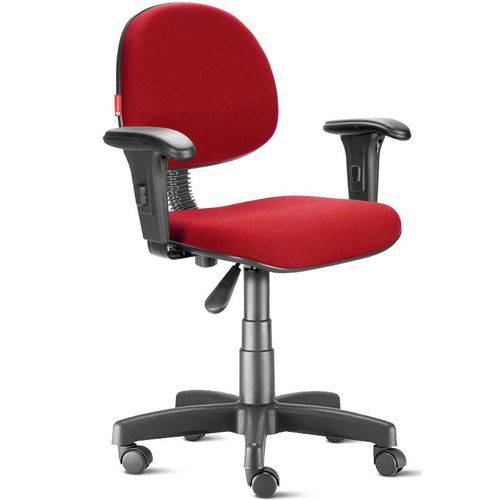 Assistência Técnica, SAC e Garantia do produto Cadeira Escritório Executiva com Braços Tecido Vermelho Cb40
