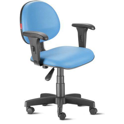 Assistência Técnica, SAC e Garantia do produto Cadeira Escritório Giratória Executiva com Braços Courvim Azul Claro Cb20