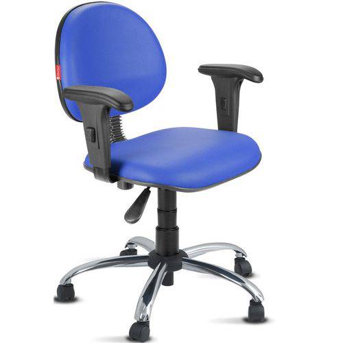Assistência Técnica, SAC e Garantia do produto Cadeira Escritório Giratória Executiva com Braços Courvim Azul Royal Cb19
