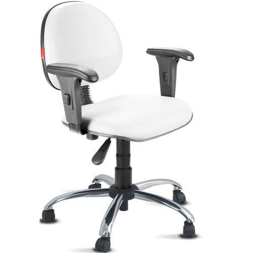 Assistência Técnica, SAC e Garantia do produto Cadeira Escritório Giratória Executiva com Braços Courvim Branco Cb19