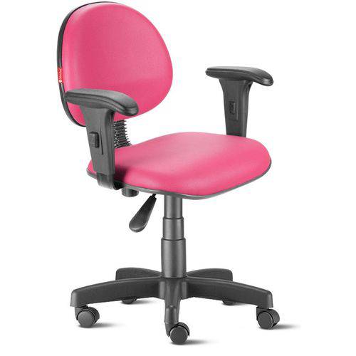 Assistência Técnica, SAC e Garantia do produto Cadeira Escritório Giratória Executiva com Braços Courvim Rosa Cb20